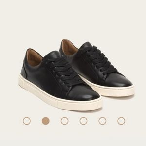 Frye Ivy Low Lace Leather Sneakers